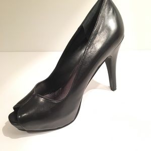 NINE WEST, Bonfire Peep Toe Pumps